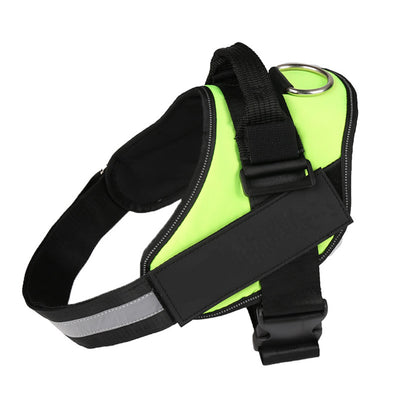 Ulti-Comfort Pet Harness: Customizable No-Pull Dog Harness with AirFlow Tech, Adjustable for All Sizes - Small to Large, Enhanced with Reflective Strips & Personalized Patches