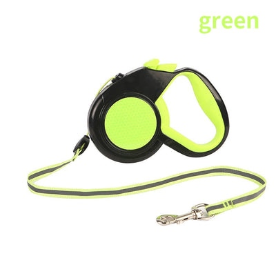 Retractable and Reflective Dog Leash