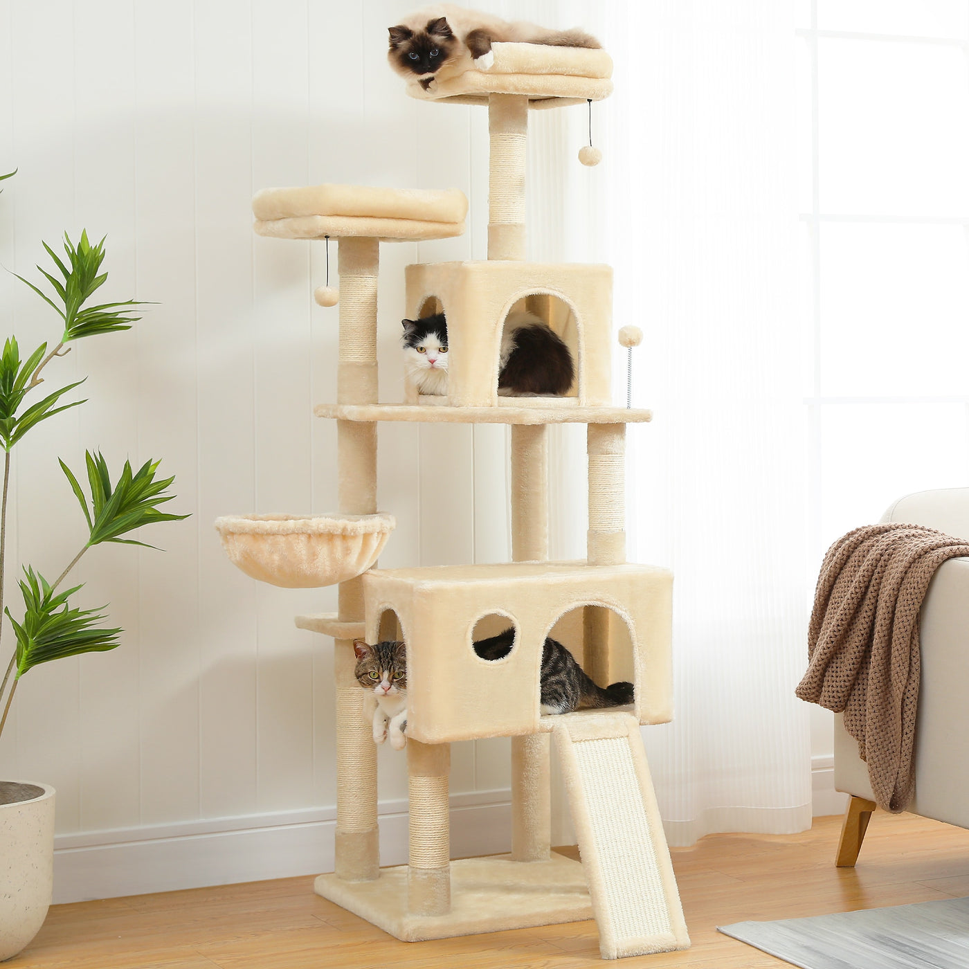 Multi-Level Cat Tree Cat Tower