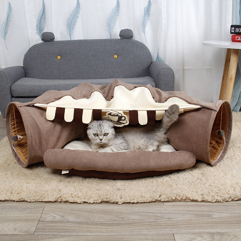 Interactive Cat Tunnel House