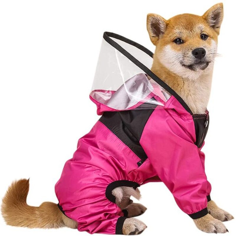 Dog Reflective Raincoat
