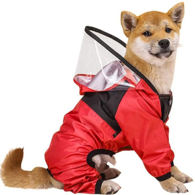 Dog Reflective Raincoat